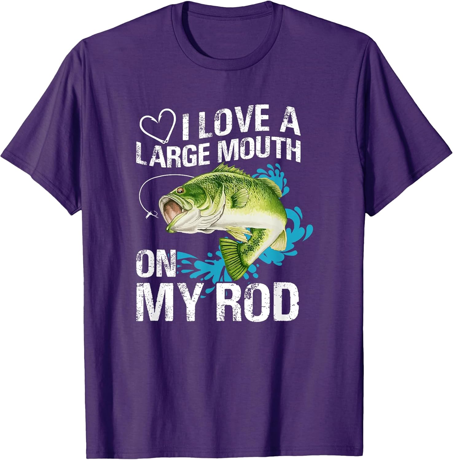 BIG MOUTH BASS FISH, HOOKED ON A LINE. ADVENTURES