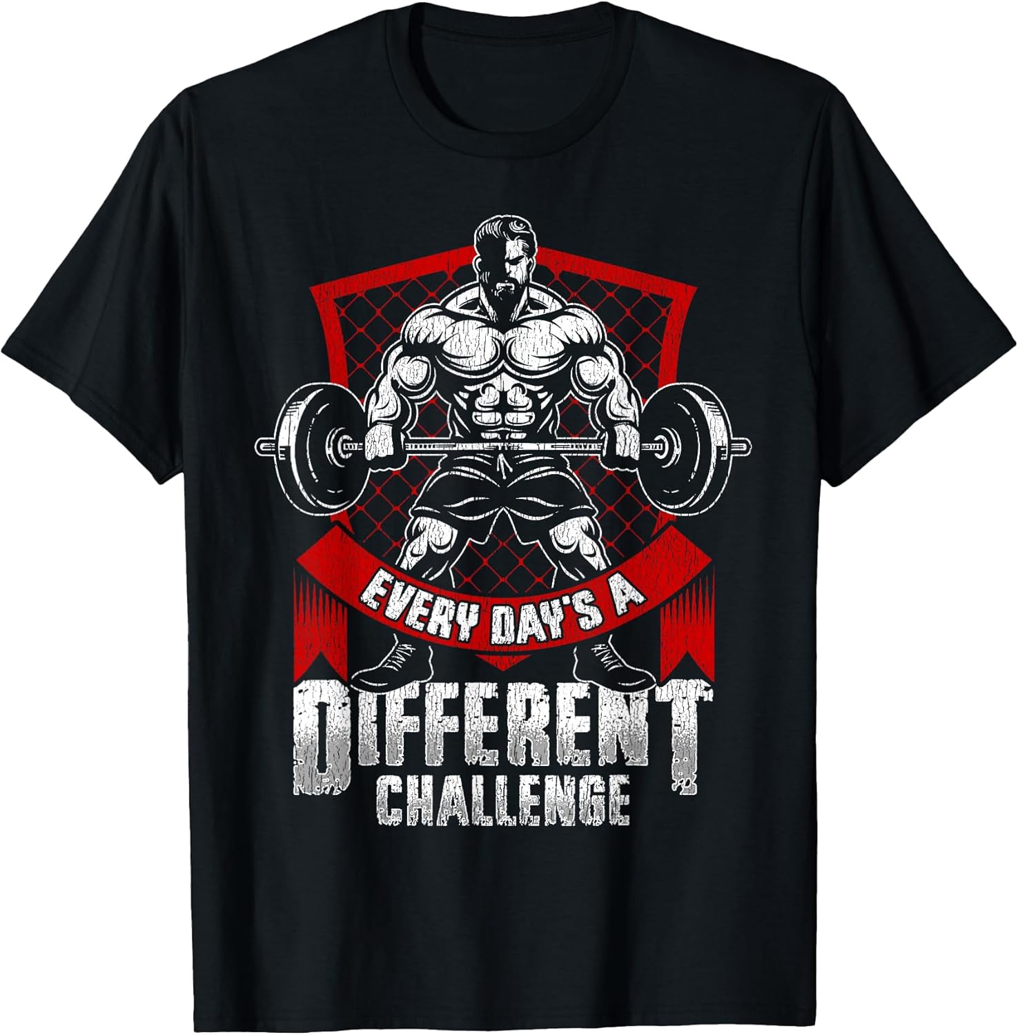 Weightlifting Barbell Motivational Fitness Apparel