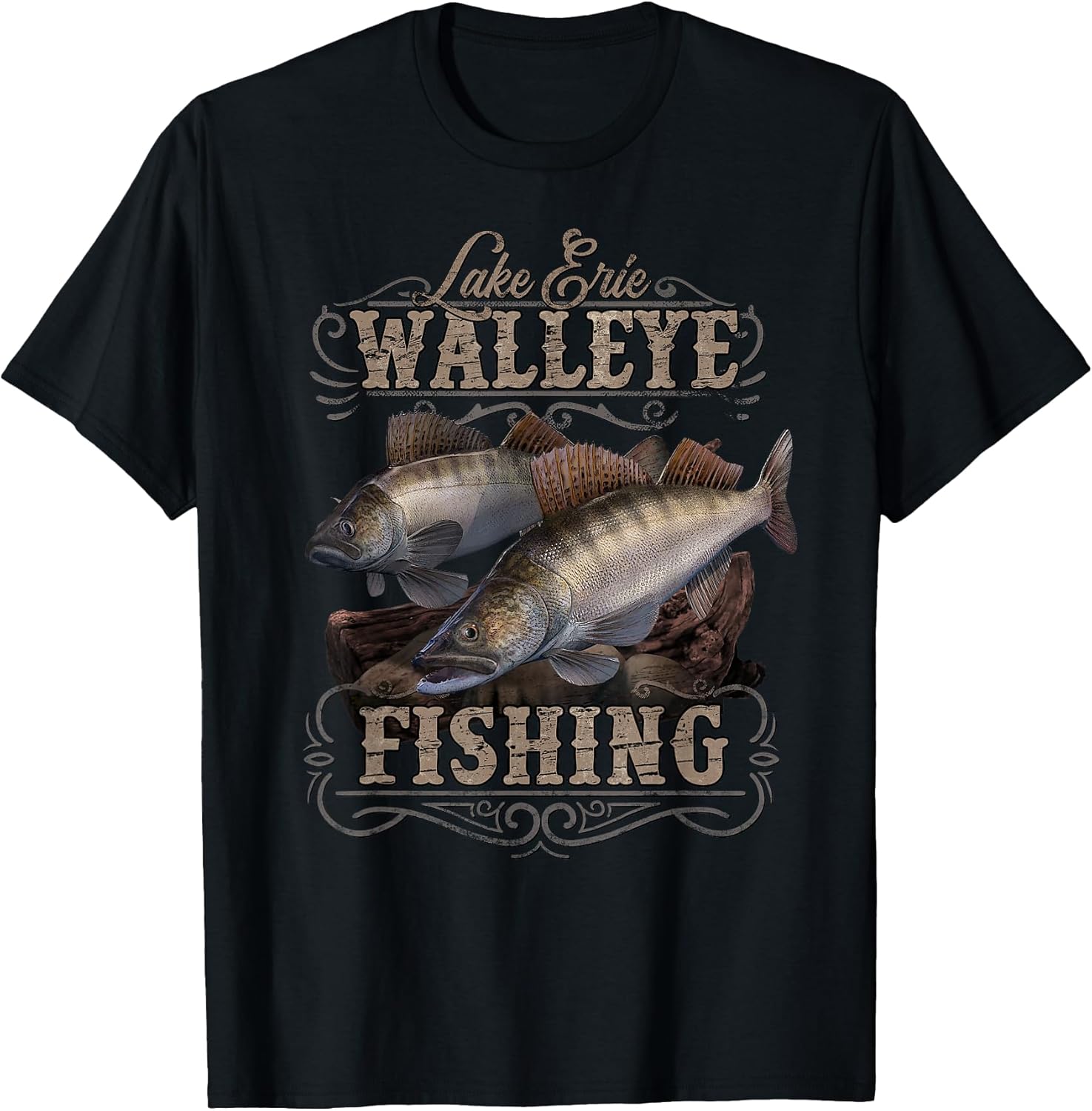 Lake Erie Walleye Fishing Vintage Fishing Gifts