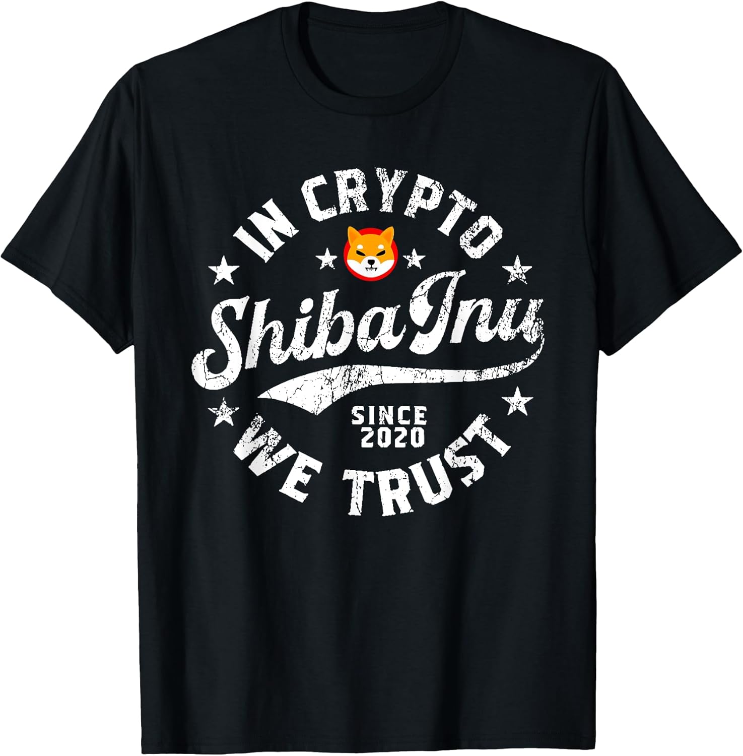 Funny Shiba Inu Coin In Crypto Tee Shirt