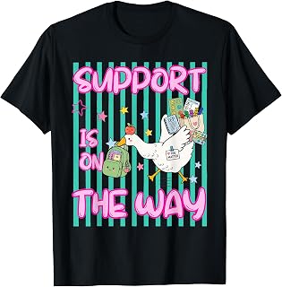 Support is On The Way Silly Goose Special Education Teacher T-Shirt
