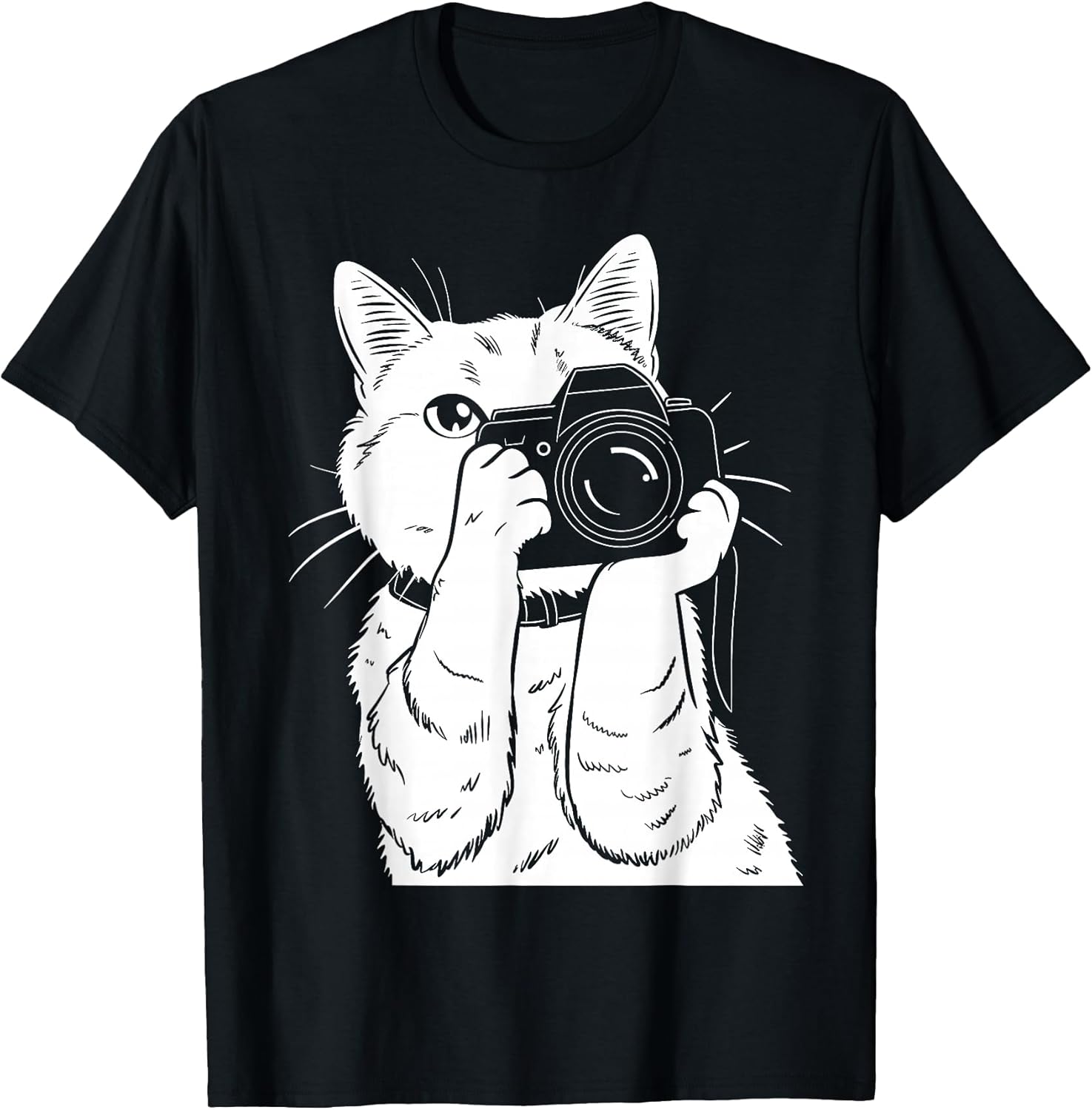 Cat With Camera - Photographer Apparel Co.