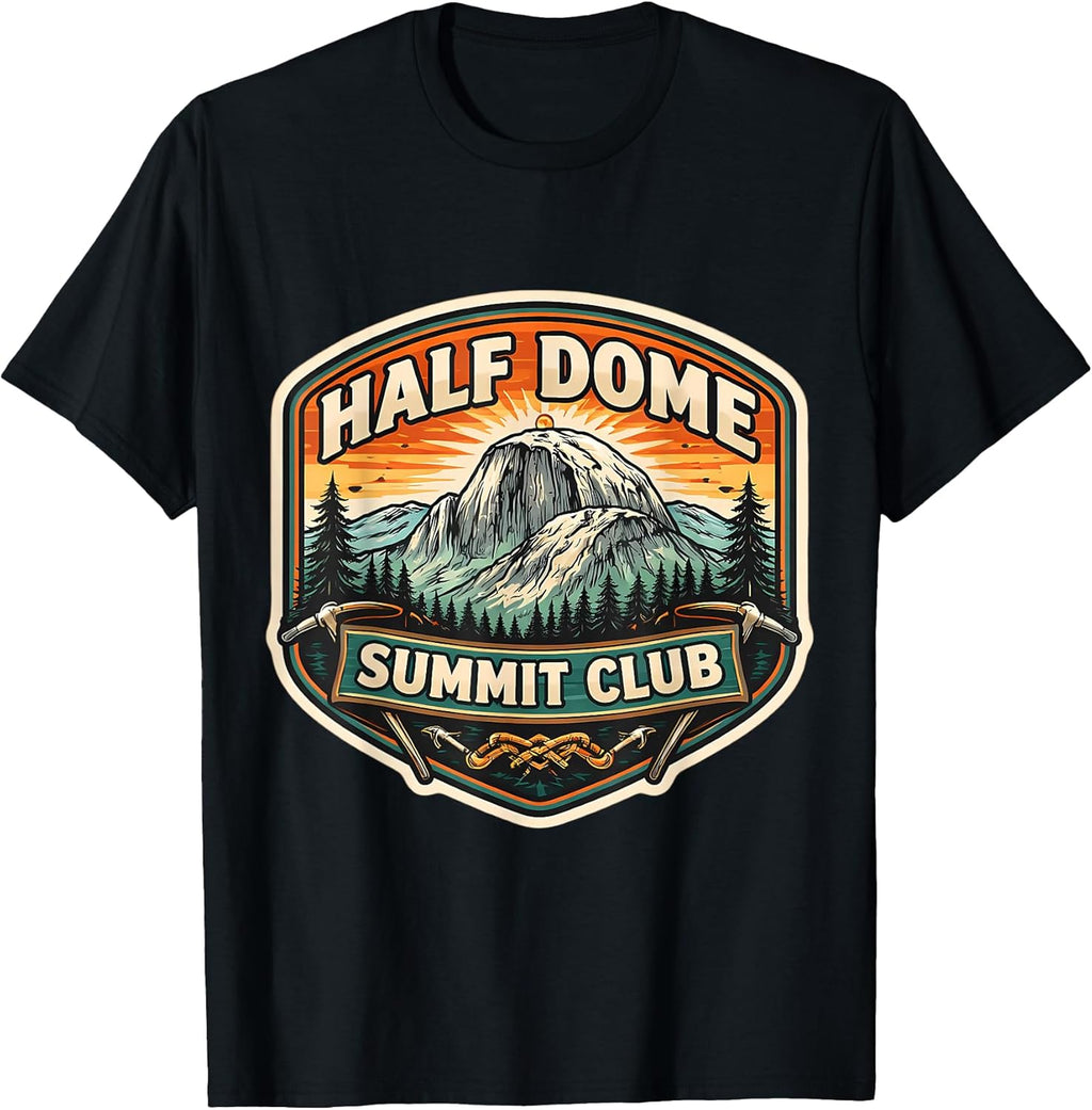 Half Dome Summit Club Mountain Peak Climber Merch