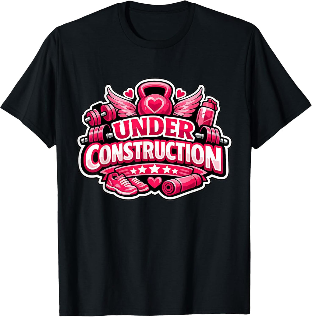 Womens Under Construction Gym Workout Merch