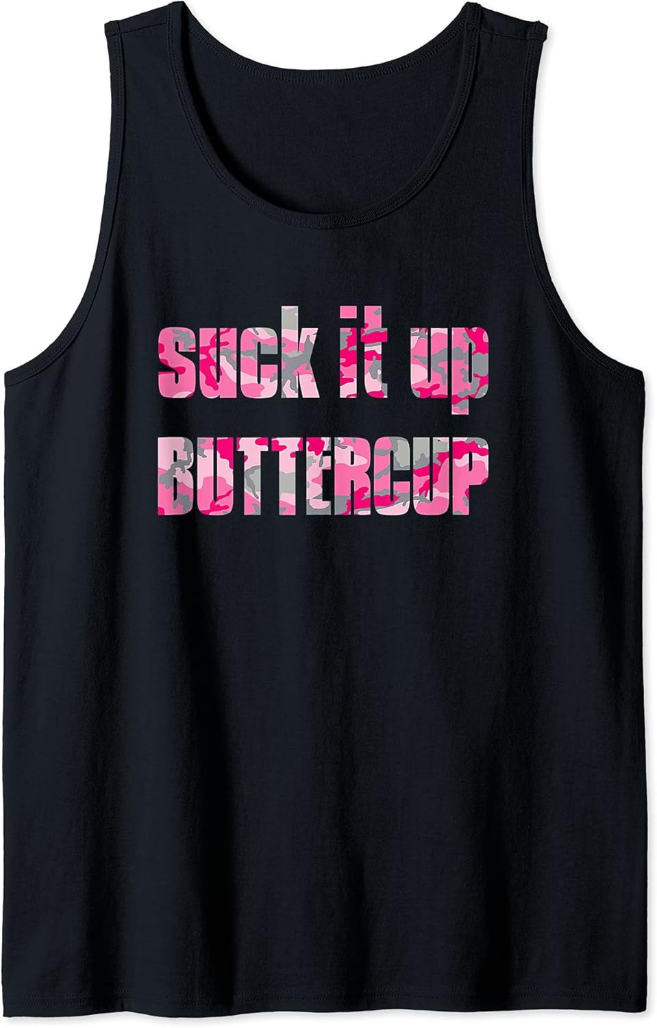 S.u.ck It Up Buttercup Pink Camo By Merch