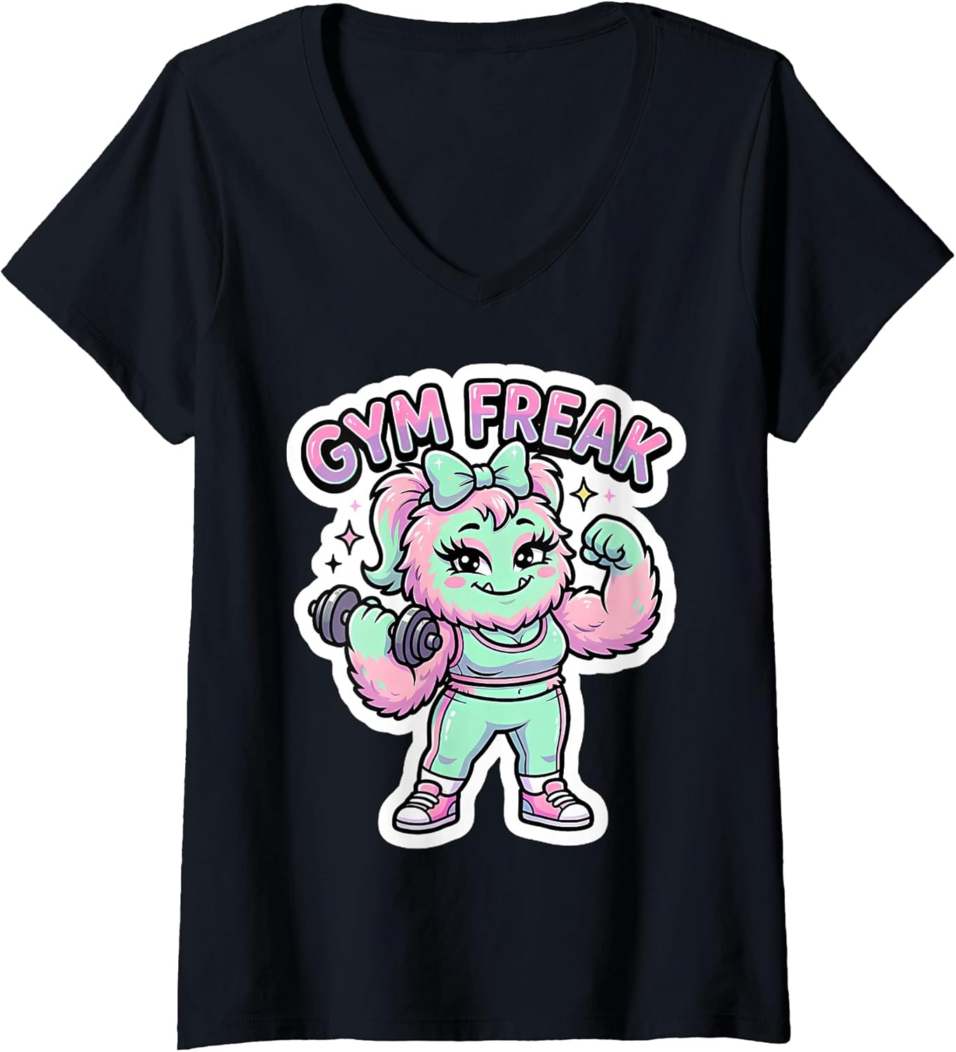 Cute Woman Gym Freak Workout Girl Merch