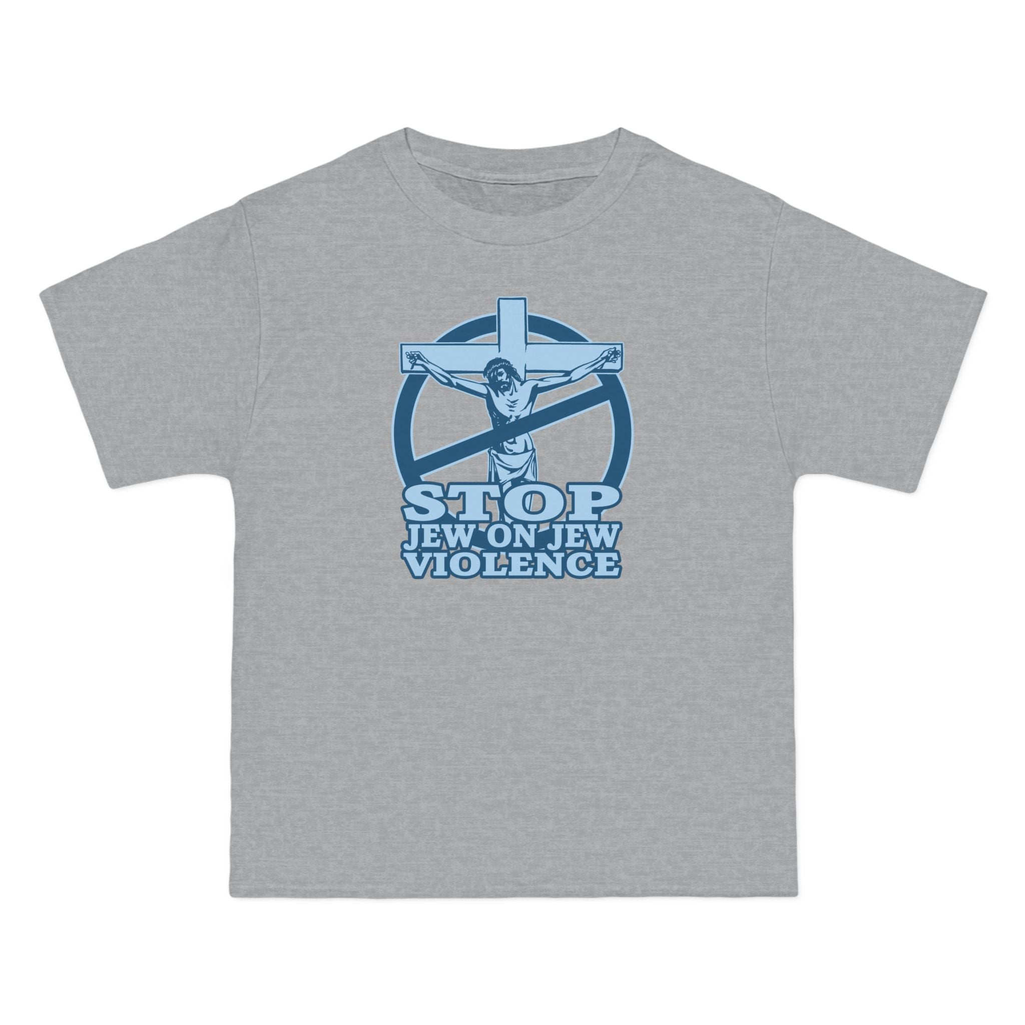 Stop Jew On Jew Violence - Men's Heavyweight T-Shirt