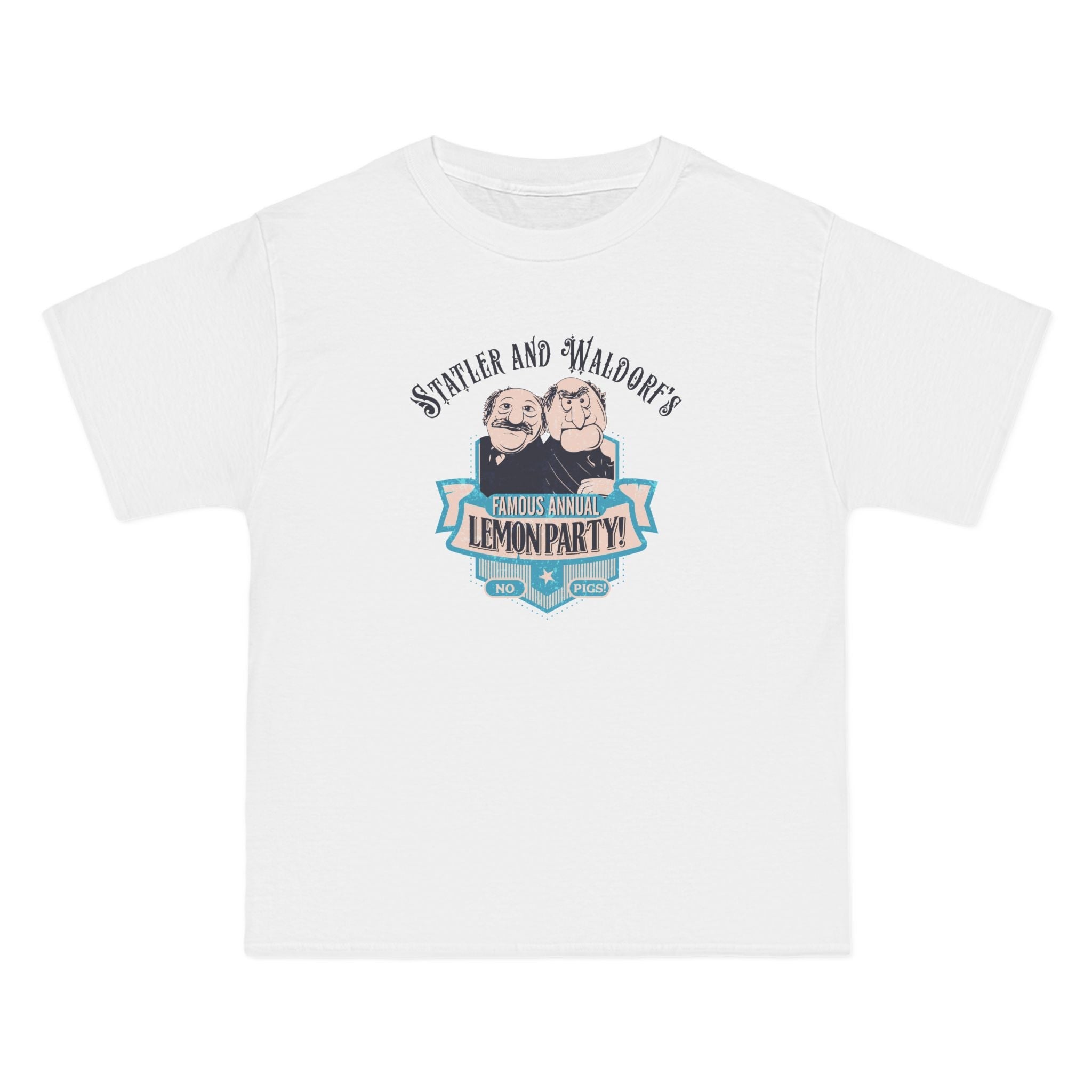 Statler And Waldorf's Famous Annual Lemon Party! (The Muppets) - Men's Heavyweight T-Shirt