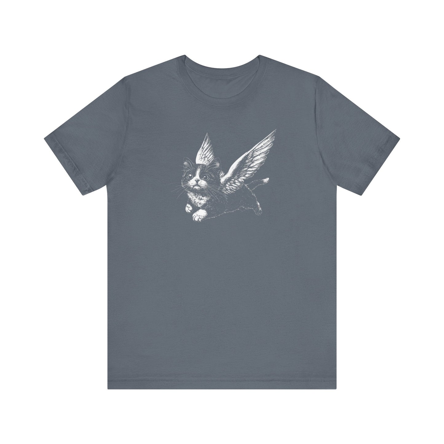 Flying Cat Graphic Tee Style003