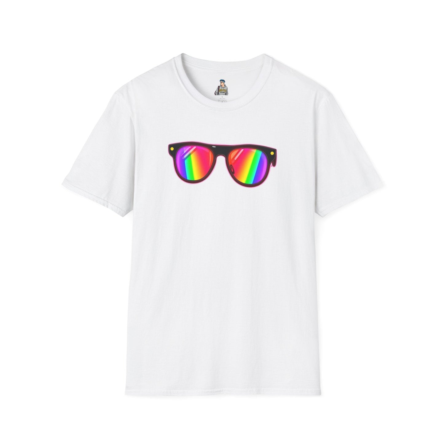 Rainbow Sunglasses Unisex t-shirt
