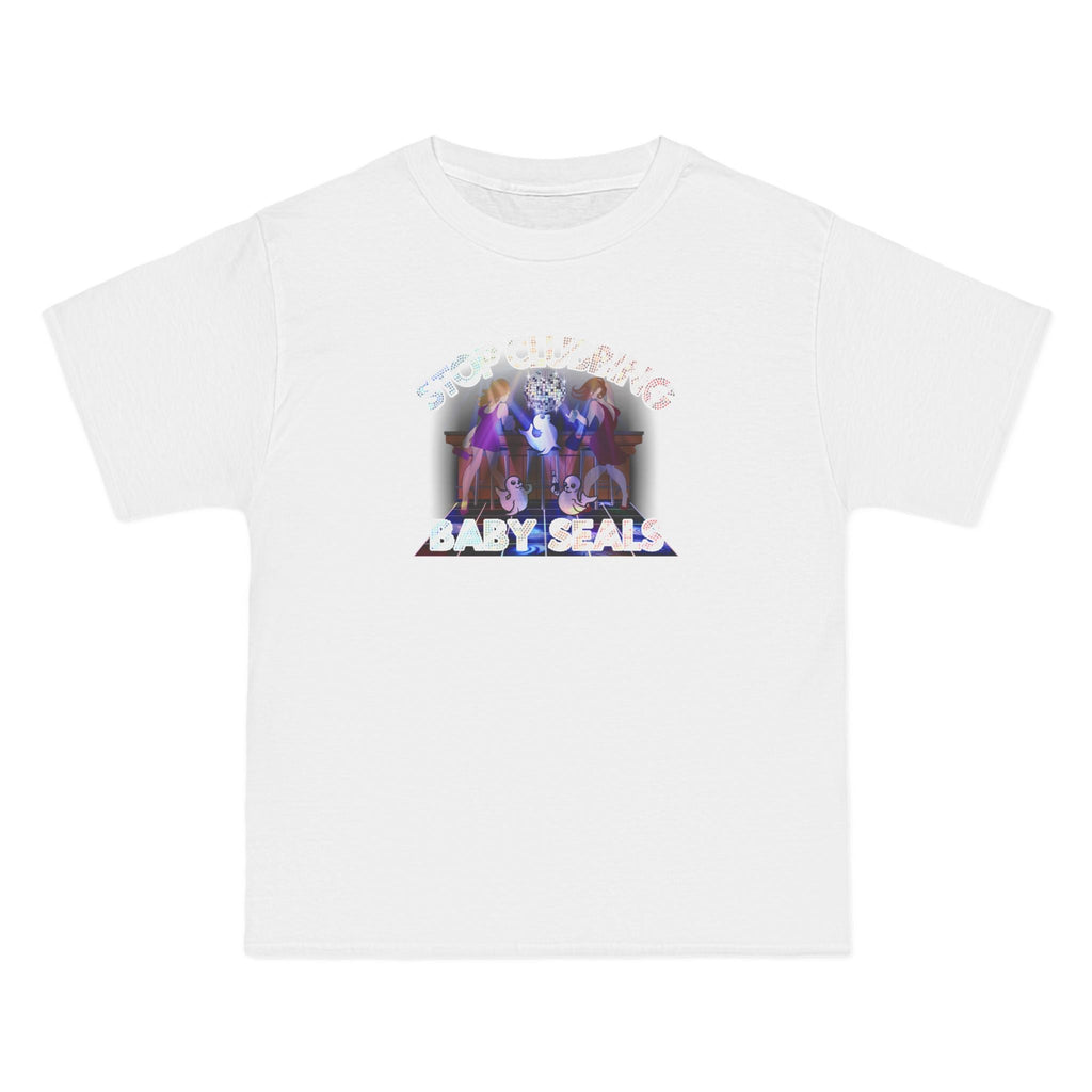 Stop Clubbing Baby Seals - Men's Heavyweight T-Shirt
