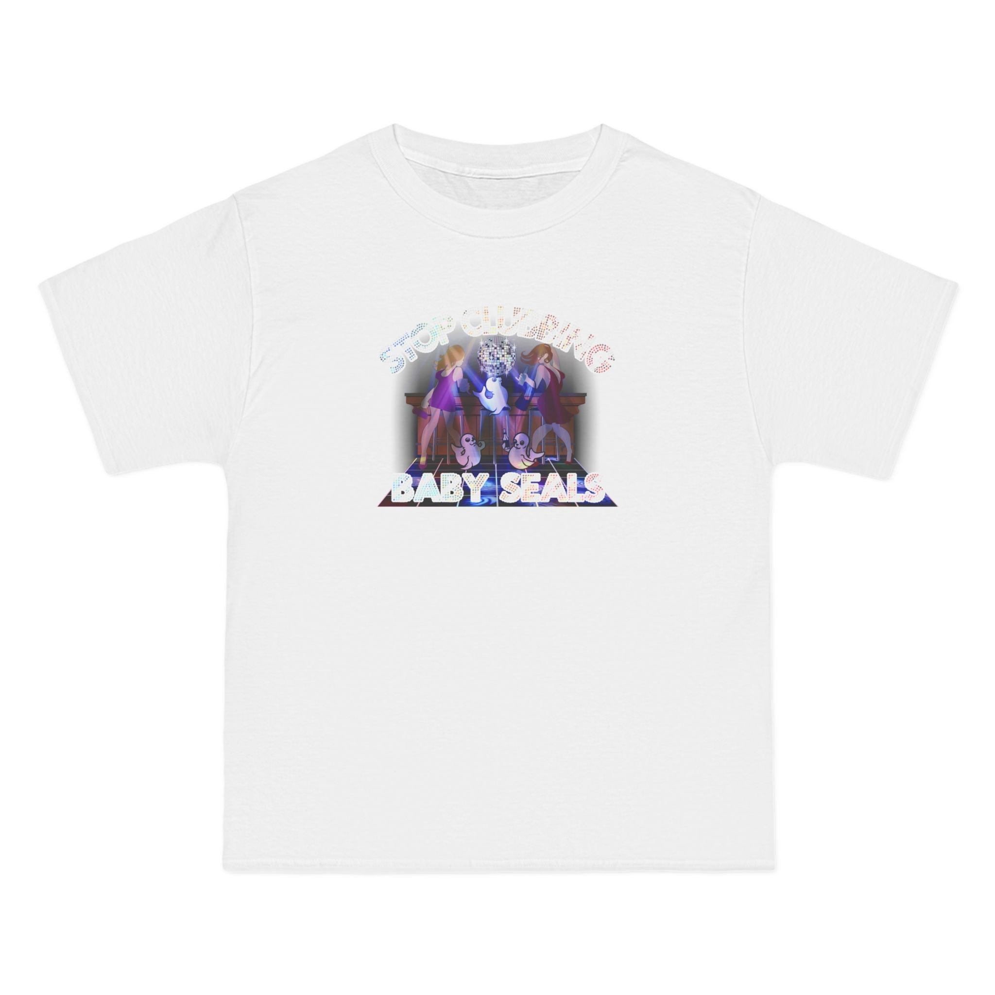 Stop Clubbing Baby Seals - Men's Heavyweight T-Shirt