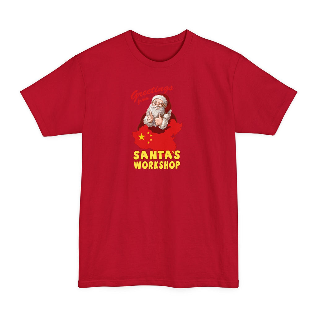 Greetings From Santa's Workshop (China) - Men's Tall T-Shirt