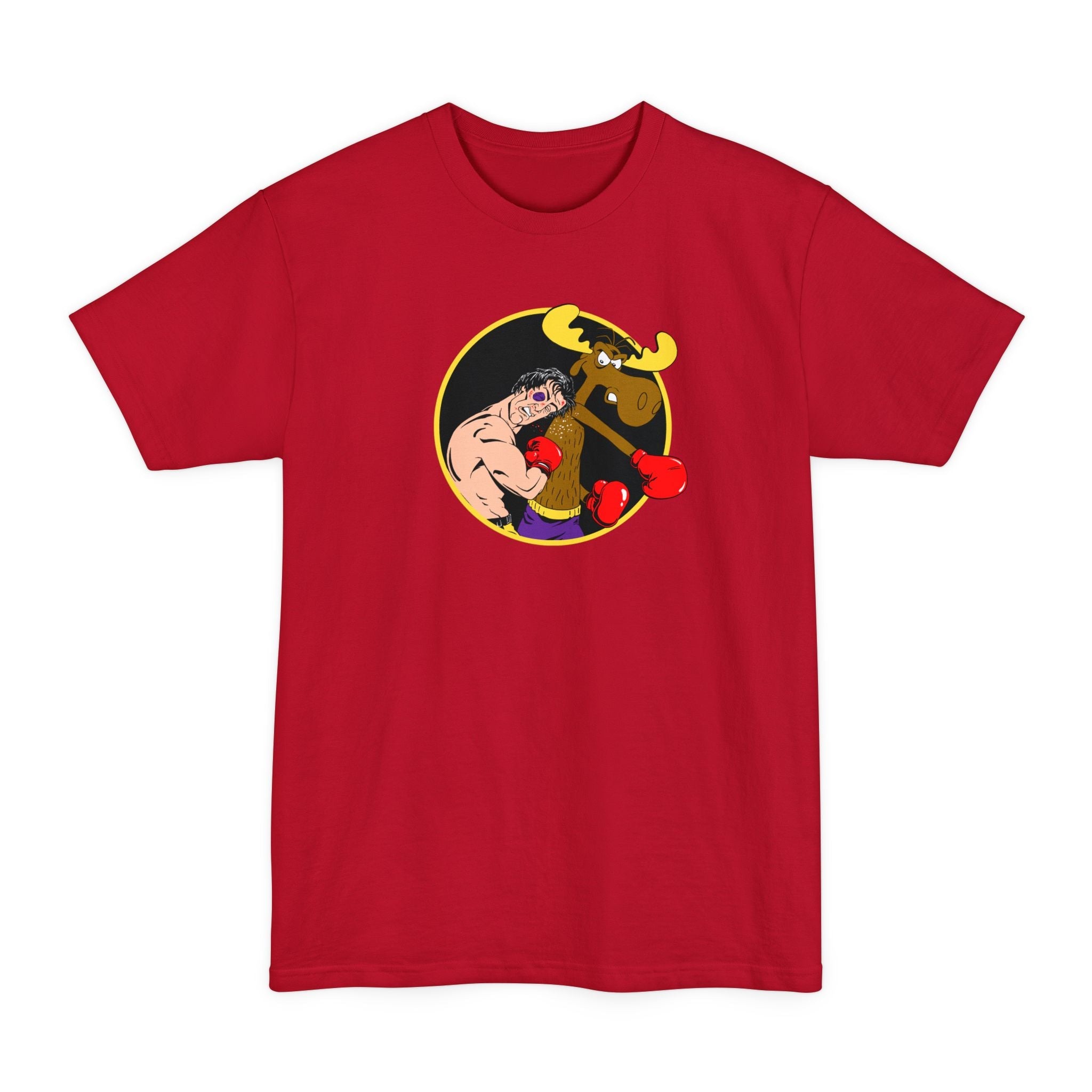 Rocky Vs Bullwinkle - Men's Tall T-Shirt