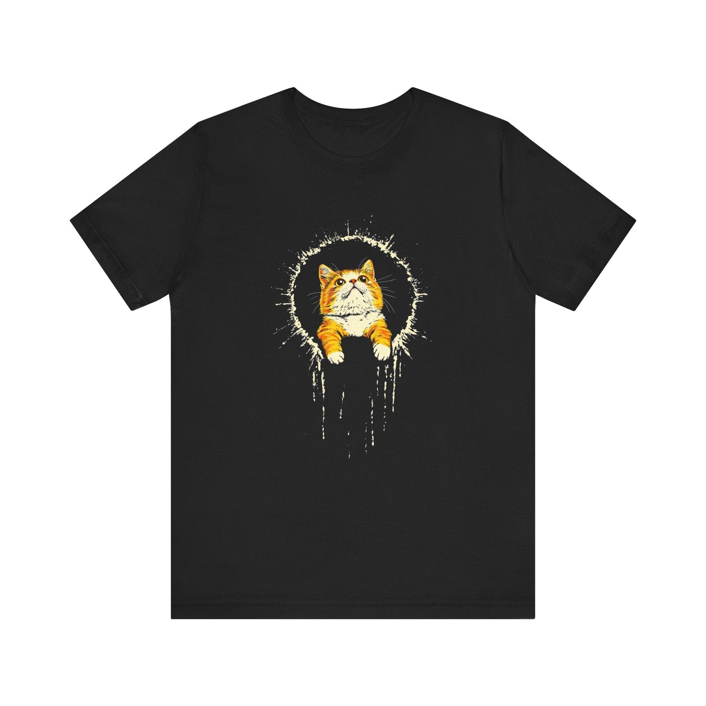 Cat Splash Graphic Tee Style001