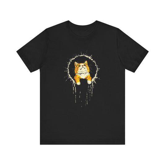 Cat Splash Graphic Tee Style001