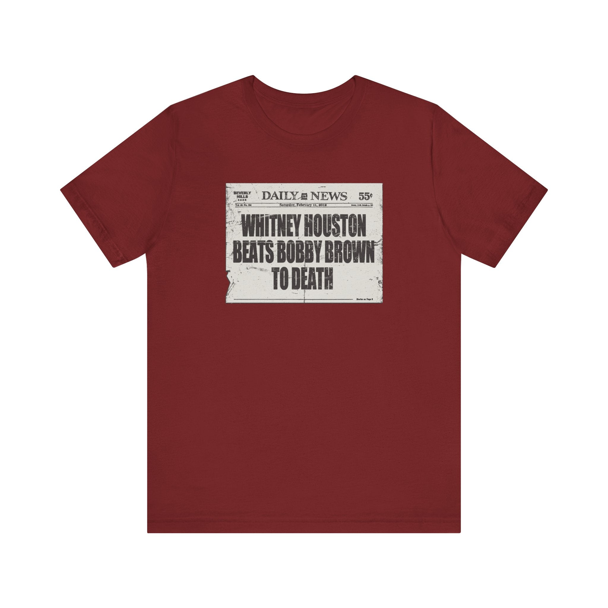 Whitney Houston Beats Bobby Brown To Death - Men's T-Shirt