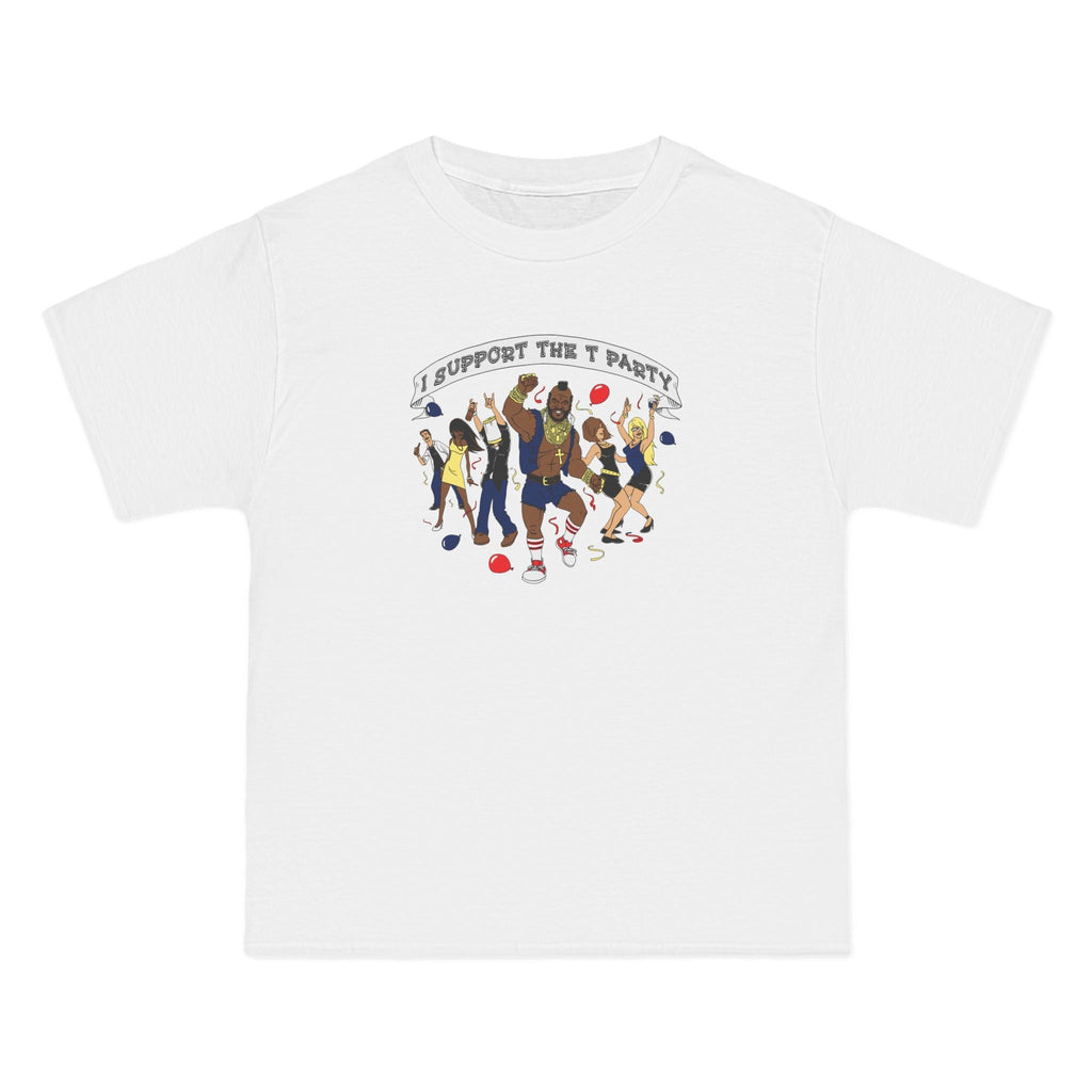 I Support The T Party - Men's Heavyweight T-Shirt