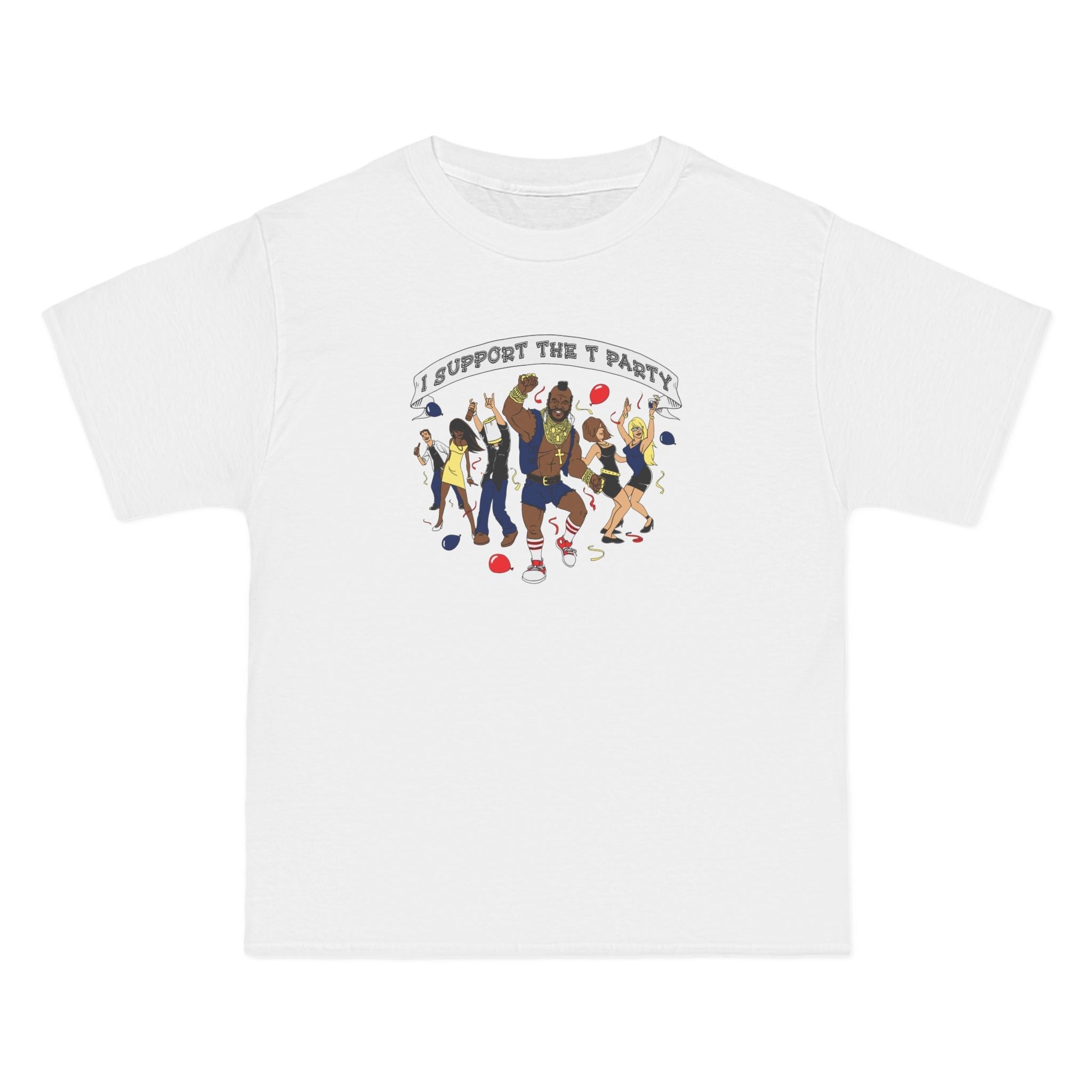 I Support The T Party - Men's Heavyweight T-Shirt