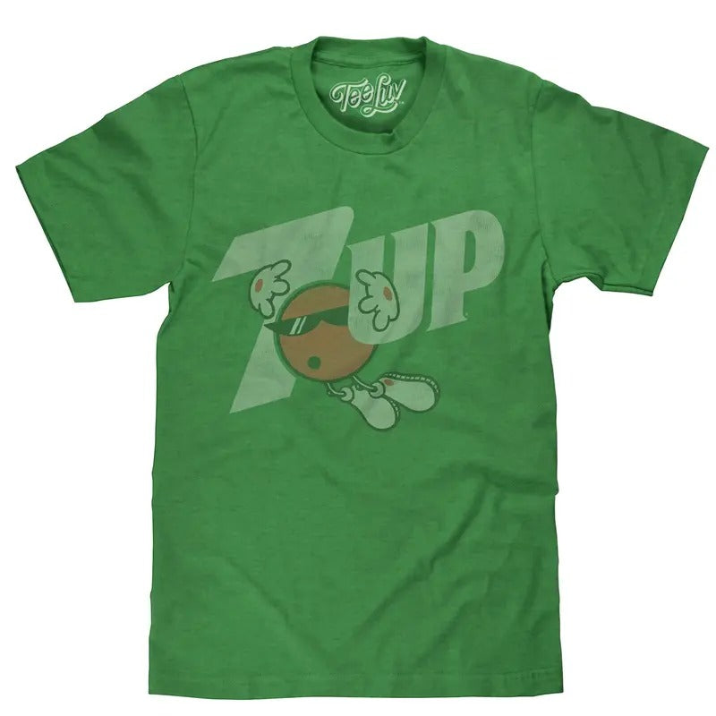 7UP Logo T-Shirt - Green Hoodie, Sweatshirt | UrbanDripWear.com