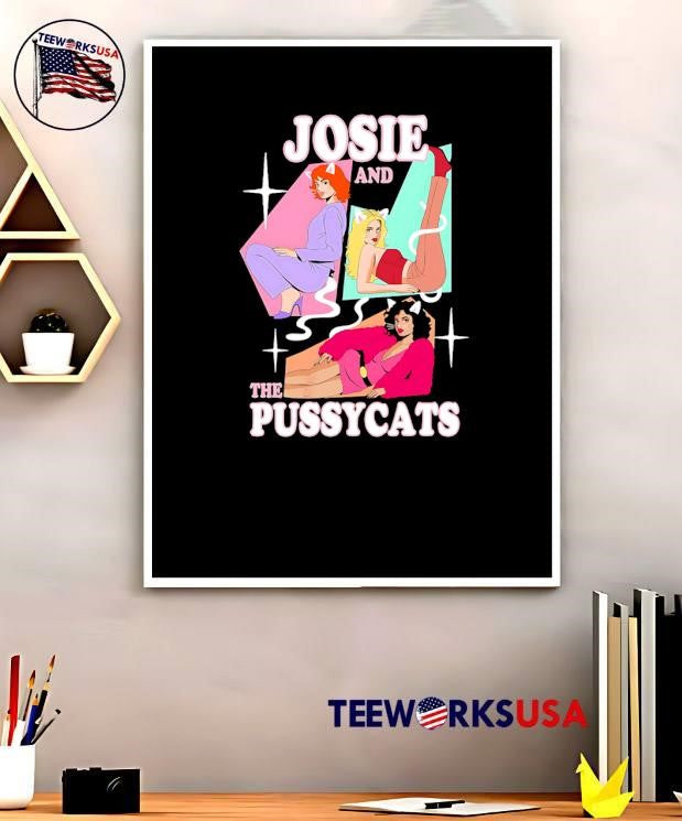 Pop Culture Fan Apparel Josie and the Pussycats Characters T-Shirt