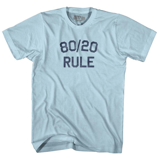 80 20 Rule Adult Cotton T-Shirt Style003