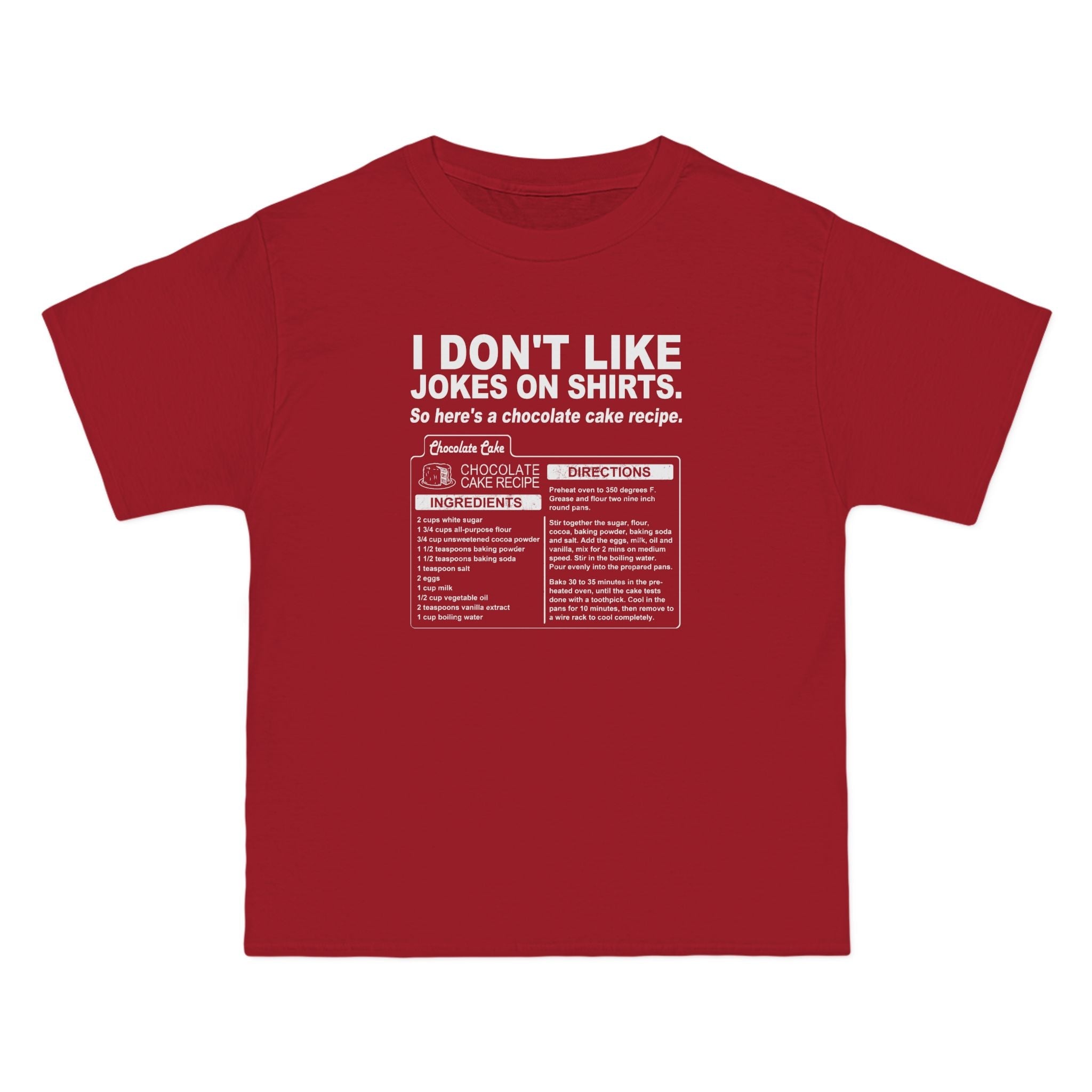 I Don't Like Jokes On Shirts. - Men's Heavyweight T-Shirt