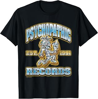 ICP Psychopathic Records Diamond Hatchetman 1991 Music T-Shirt