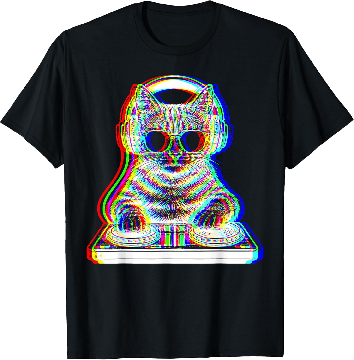 DJ Cat EDM Apparel Gifts Graphic Tees