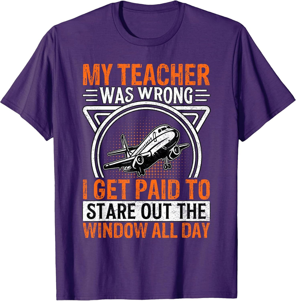 Pilot Adventure Airplane Apparel Tee