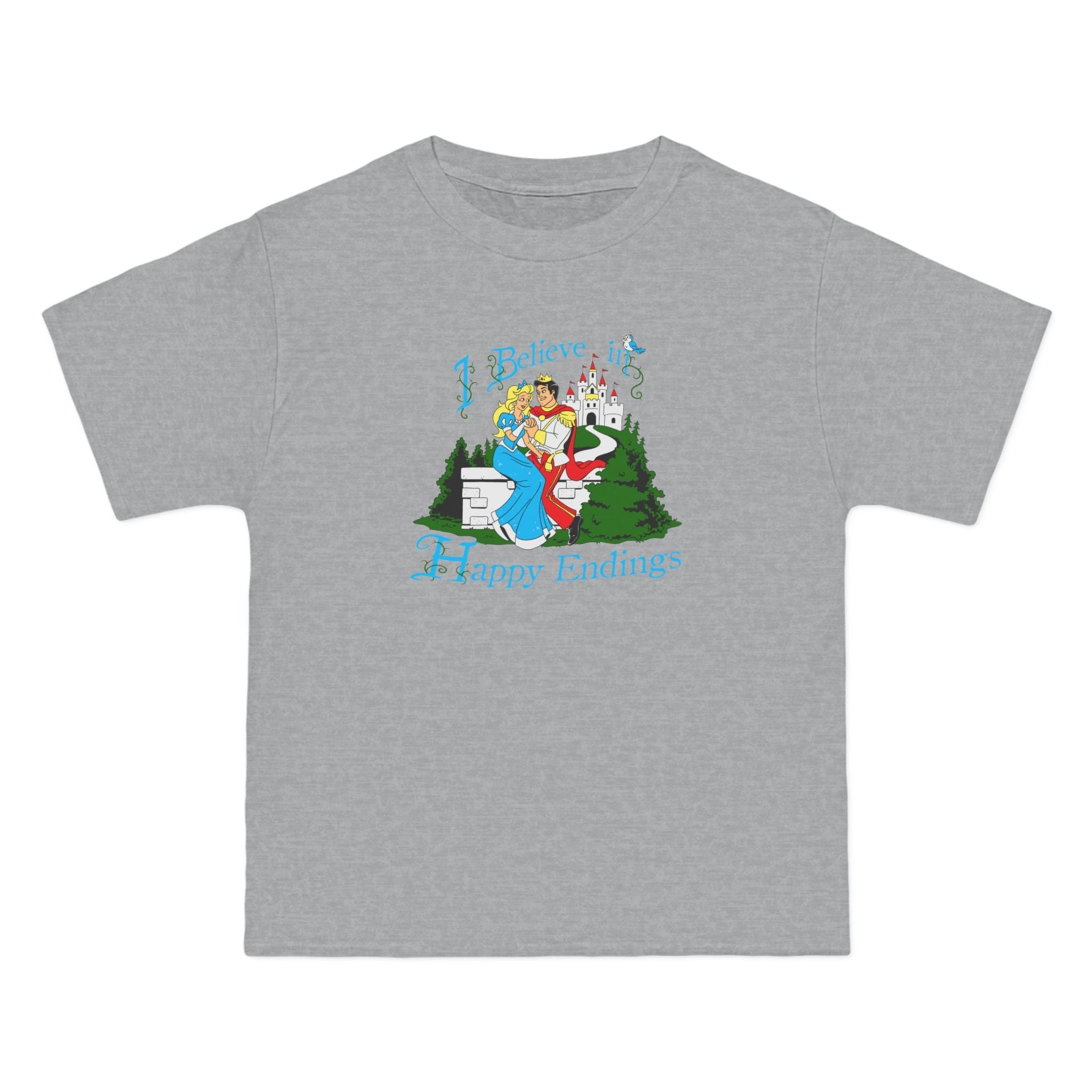 I Believe In Happy Endings - Men's Heavyweight T-Shirt