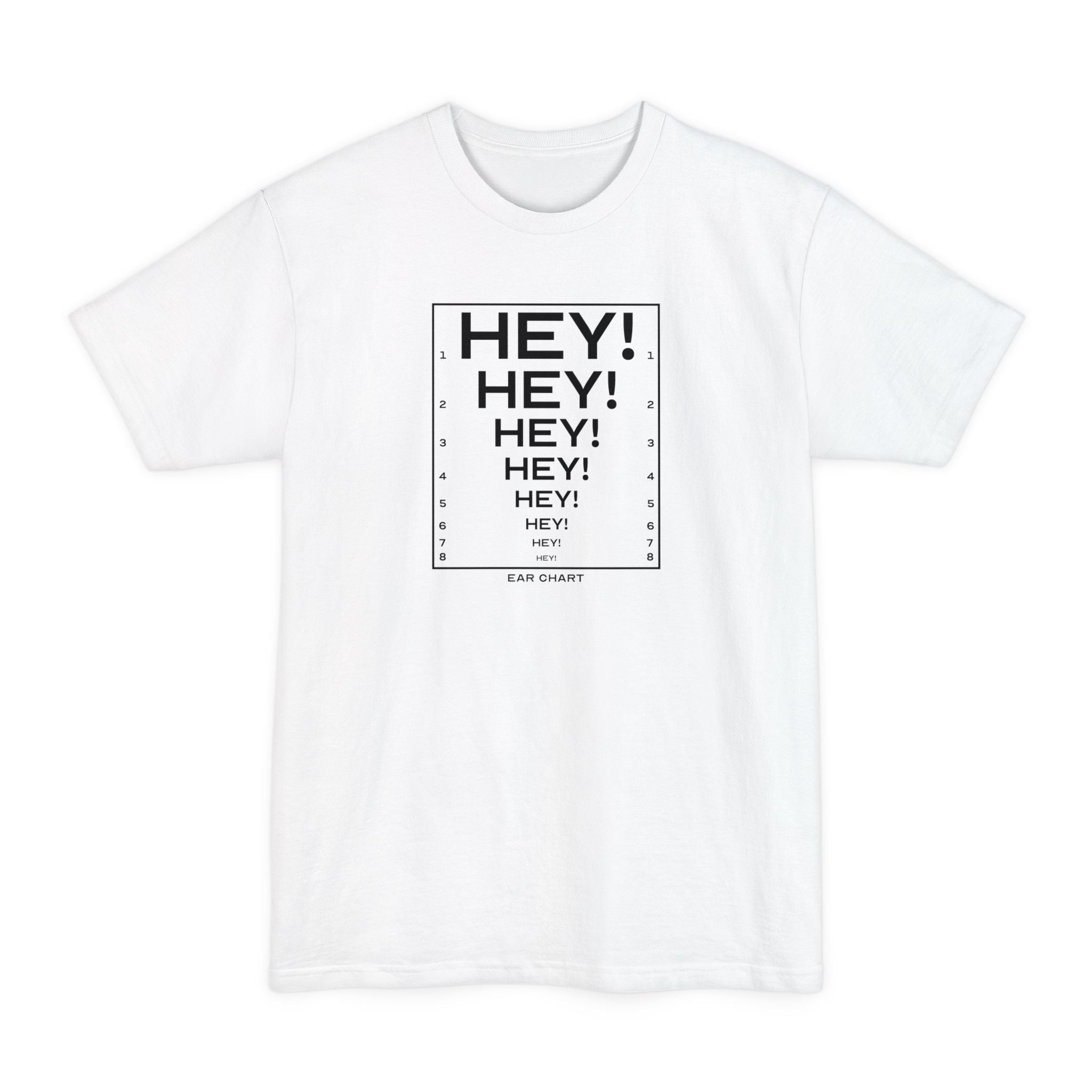 Ear Chart - Men's Tall T-Shirt