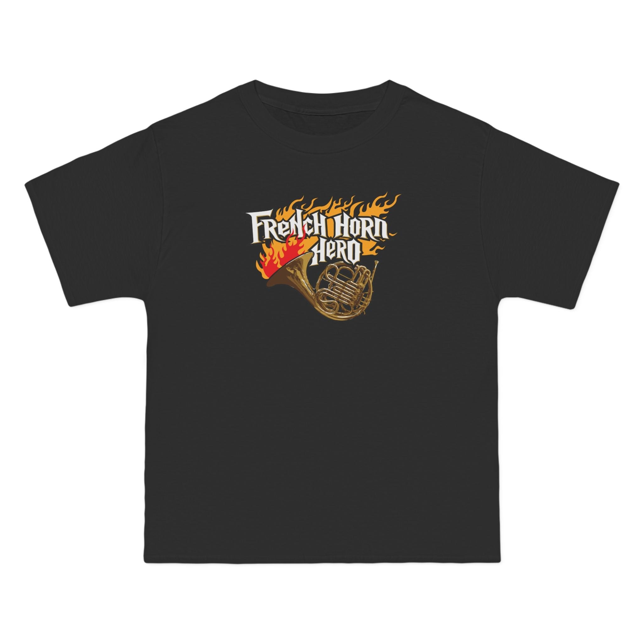 French Horn Hero - Men's Heavyweight T-Shirt