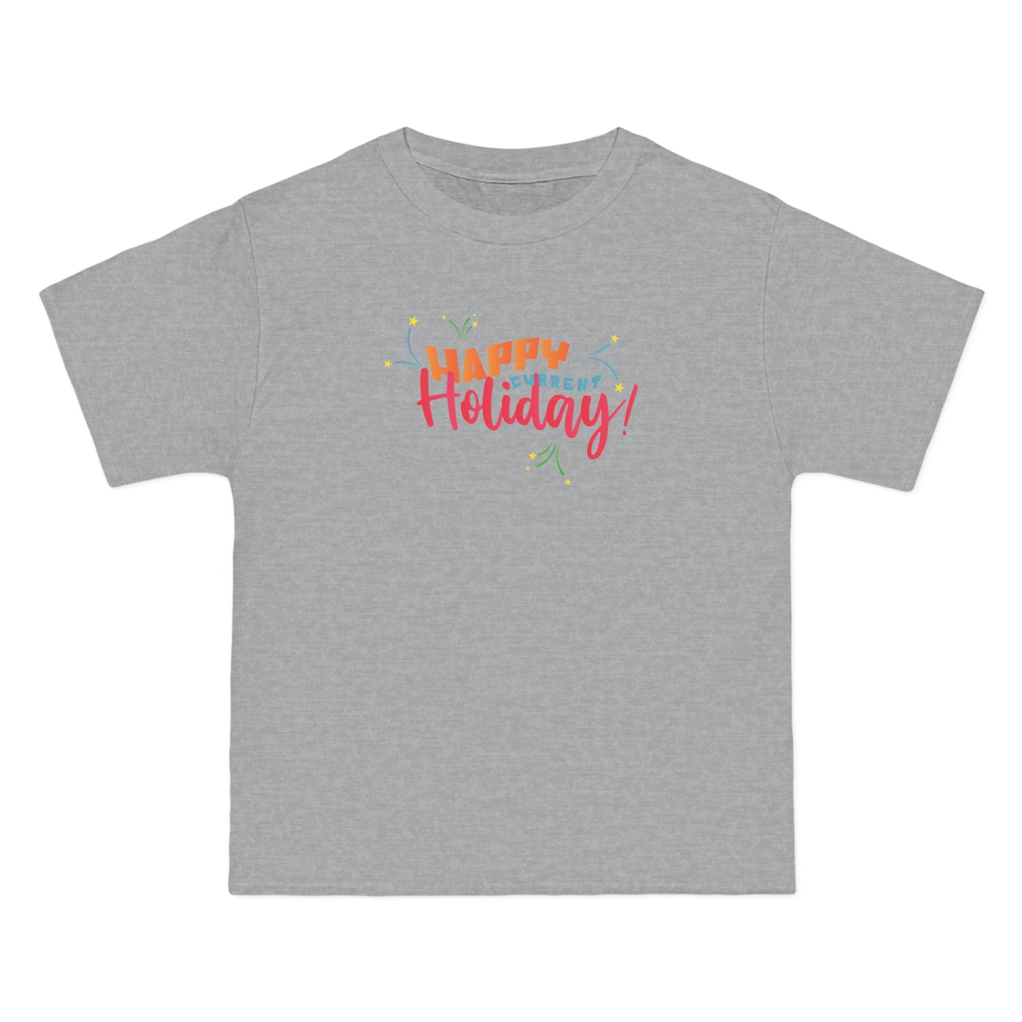 Happy Current Holiday - Men's Heavyweight T-Shirt