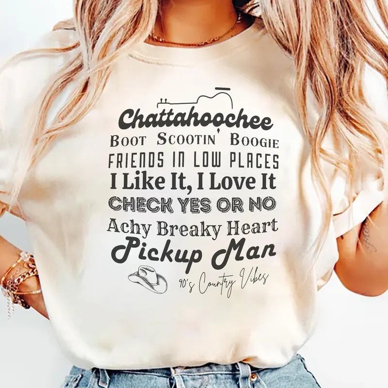 90's Country Music Womenswear Shirt, Sweatshirt, Hoodie | UrbanDripWear.com