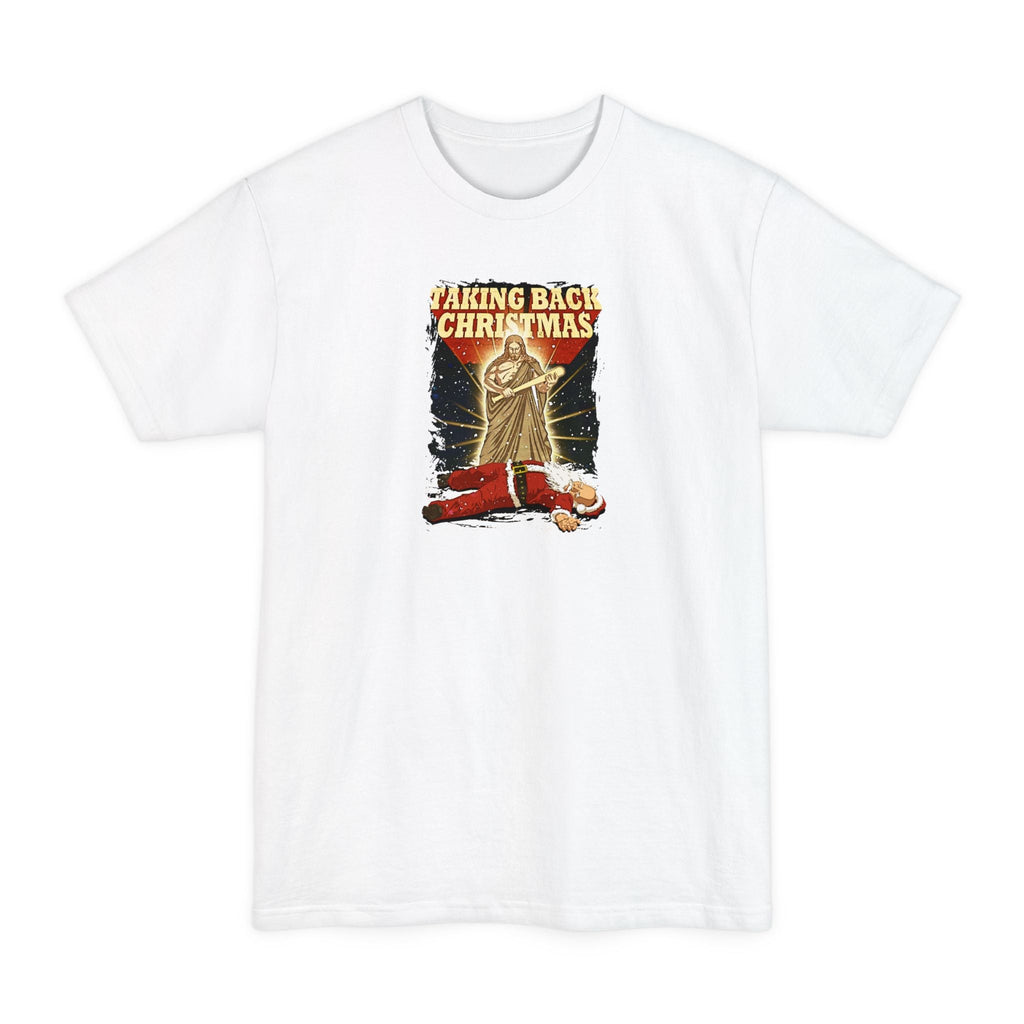 Taking Back Christmas (Jesus Vs. Santa) - Men's Tall T-Shirt