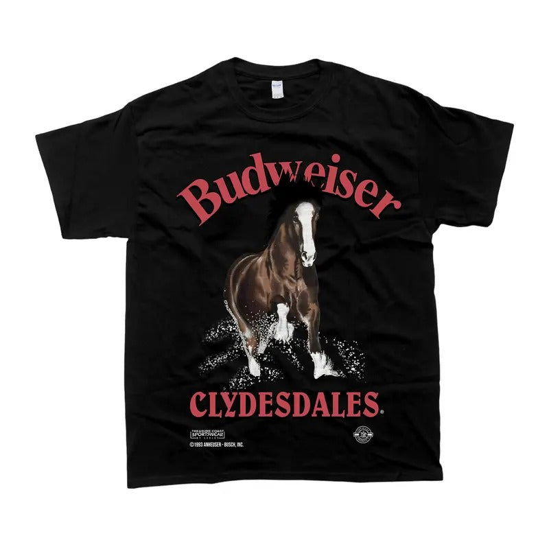 90s Budweiser Horse Florida Vintage T-Shirt