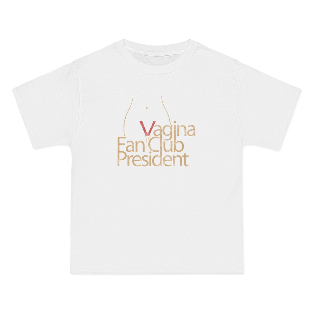 Vagina Fan Club President - Men's Heavyweight T-Shirt