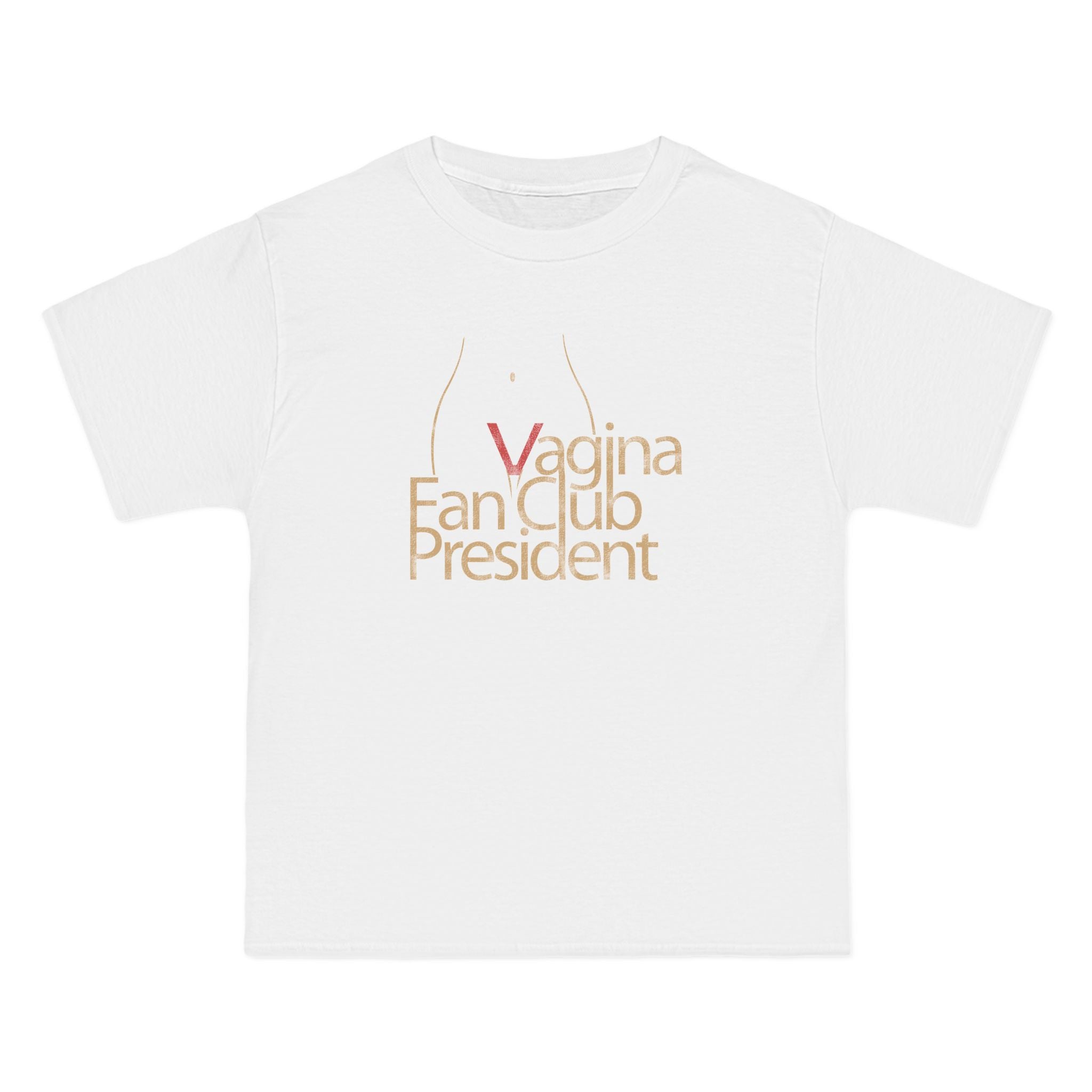 Vagina Fan Club President - Men's Heavyweight T-Shirt