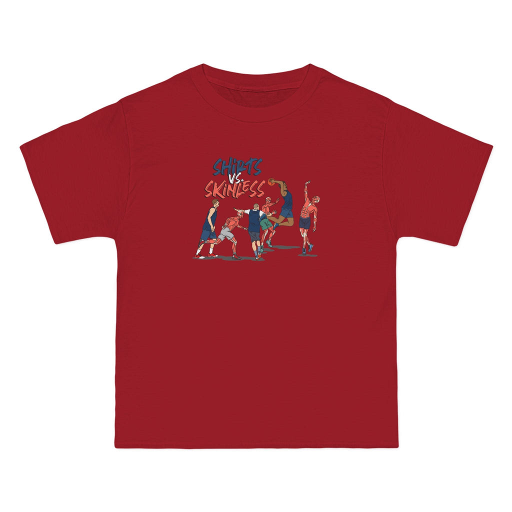 Shirts Vs. Skinless - Men's Heavyweight T-Shirt