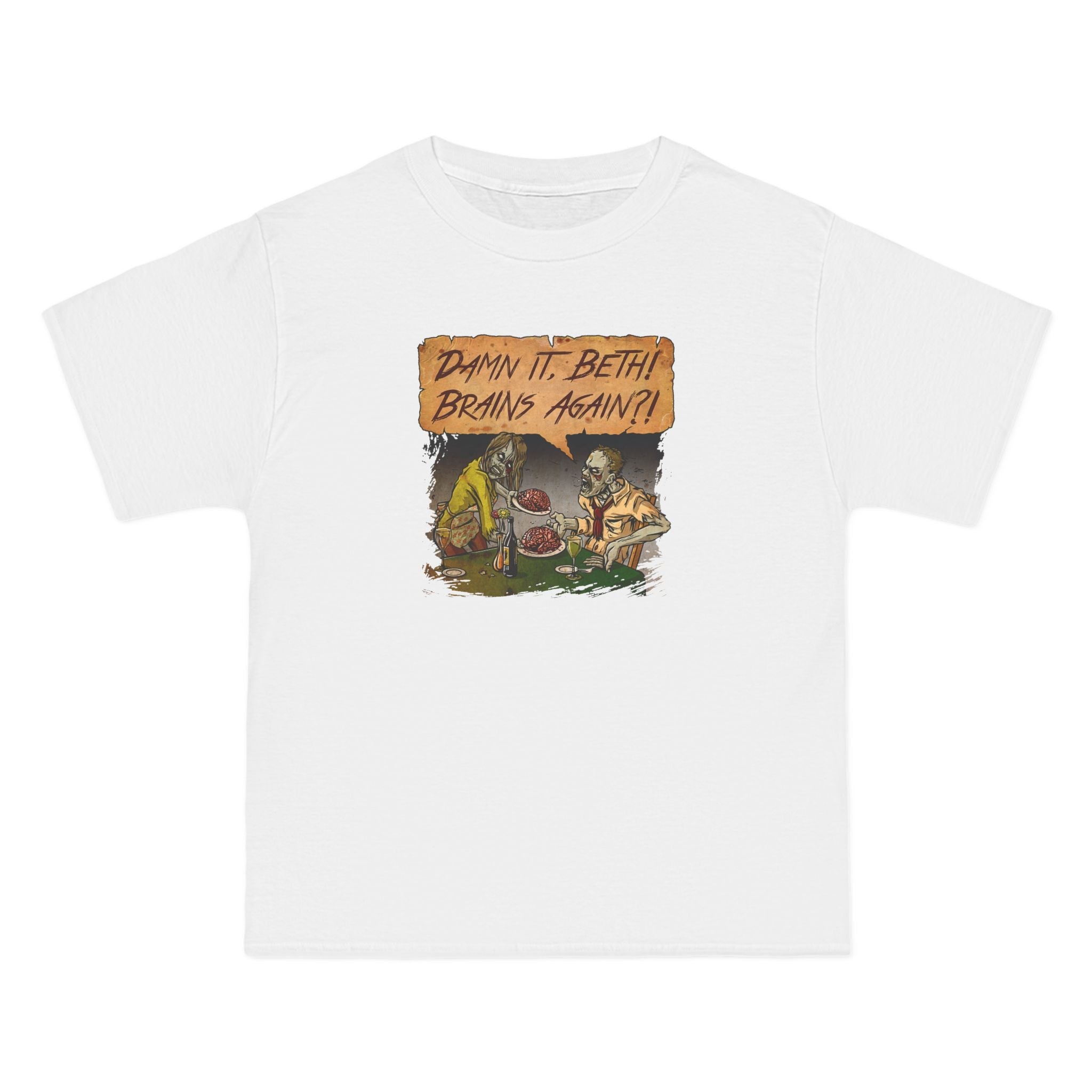 Damn It Beth! Brains Again?! - Men's Heavyweight T-Shirt