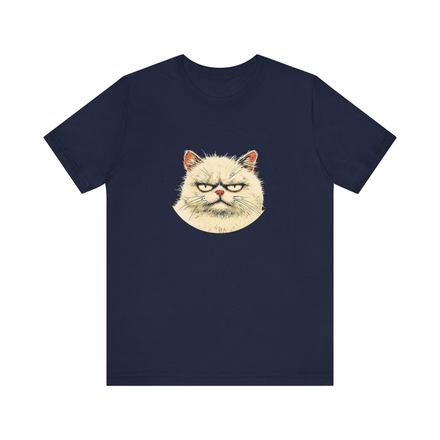 Grumpy Persian Cat Graphic Tee Ã¢â‚¬â€œ Vintage Style Cat Lover Shirt