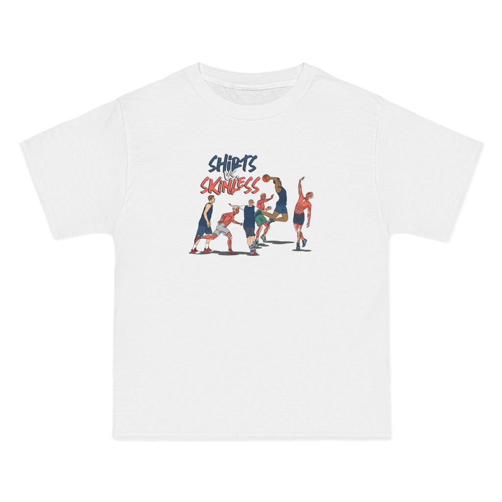 Shirts Vs. Skinless - Men's Heavyweight T-Shirt