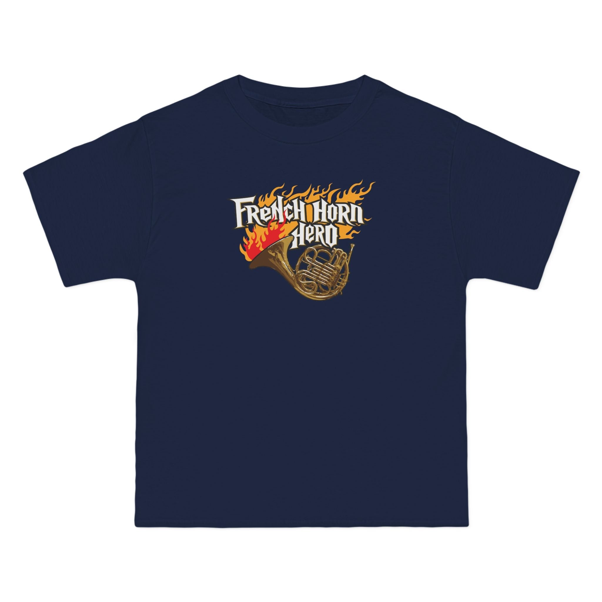 French Horn Hero - Men's Heavyweight T-Shirt