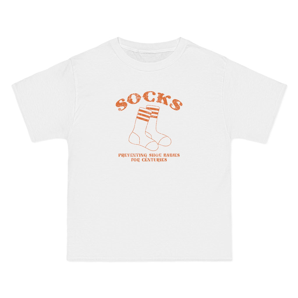 Socks - Preventing Shoe Babies For Centuries - Men's Heavyweight T-Shirt
