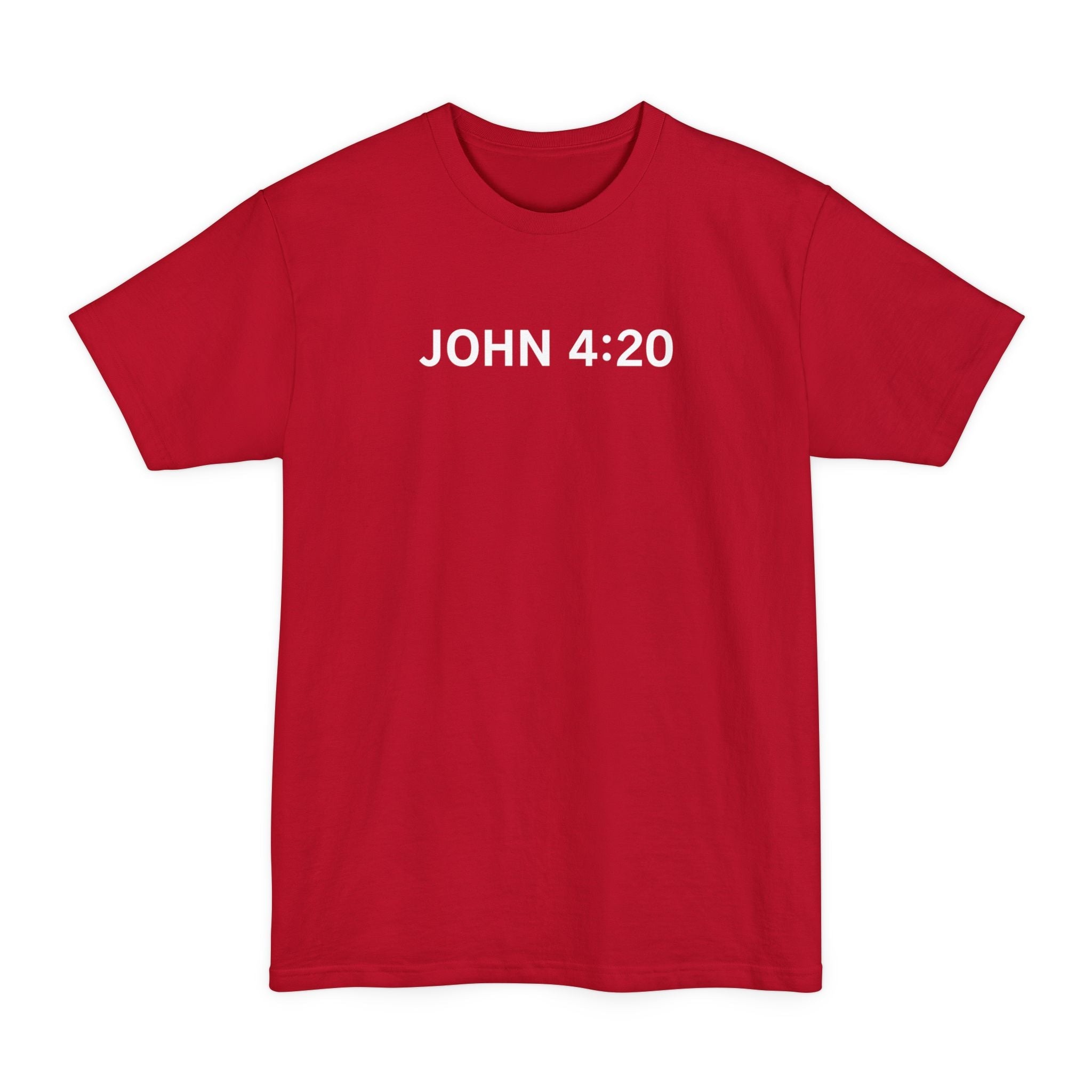 John 4:20 - Men's Tall T-Shirt