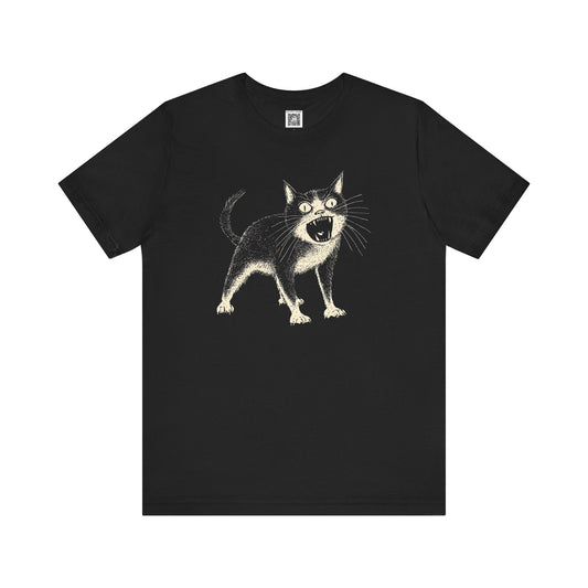 Fierce Cat Graphic Tee Style005