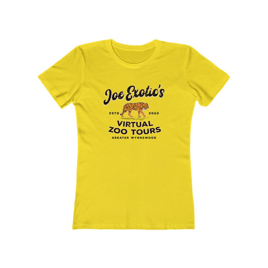 Joe Exotic's Virtual Zoo Tours Women's Boyfriend Tee