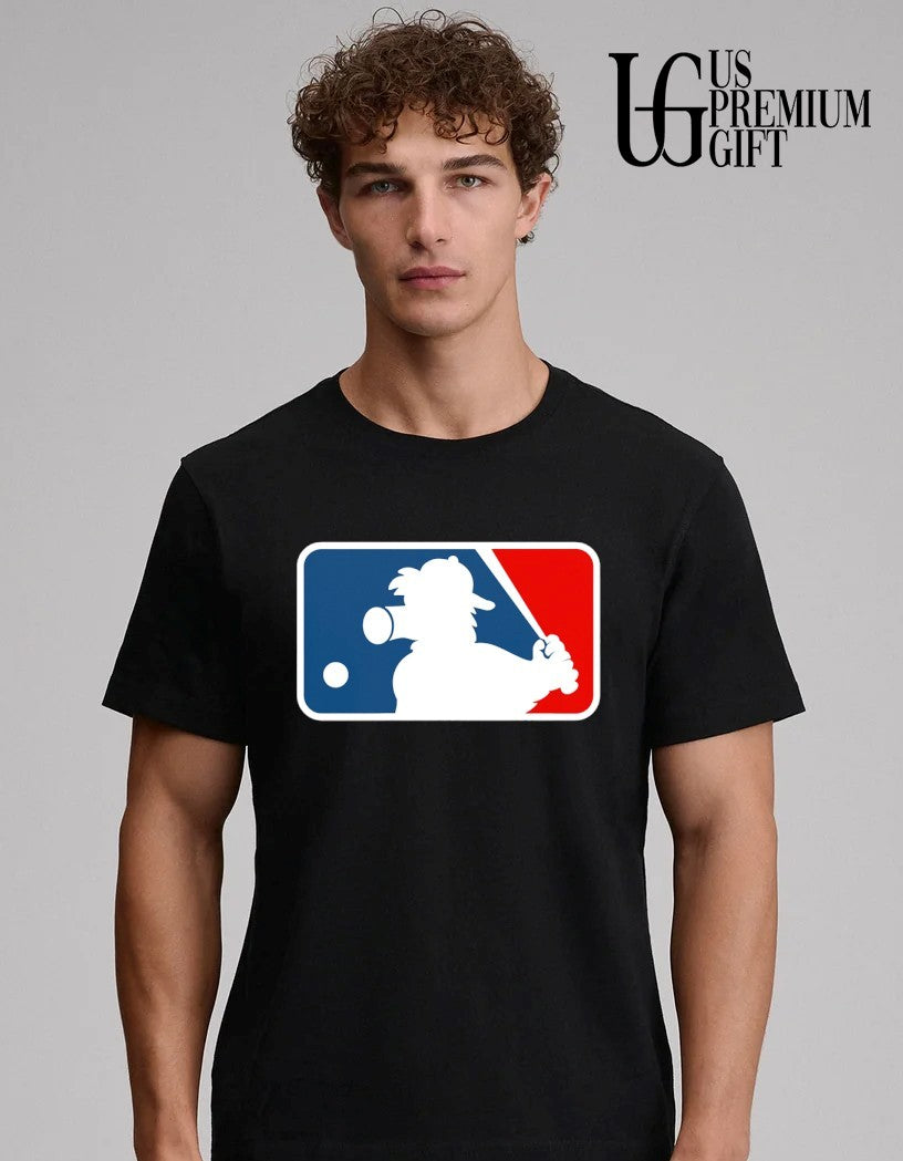Go Phanatic Phillyyy Red Blue Baseball logo shirt