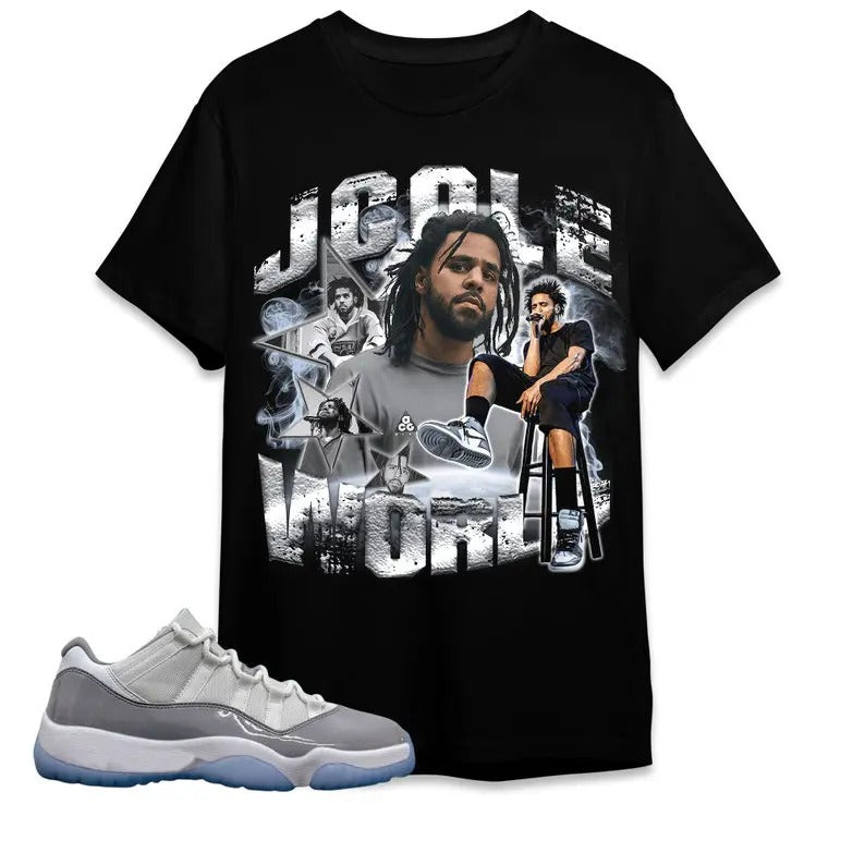 A J 11 Low Cement Grey Unisex T-Shirt, Tee,   Jay Cole, Shirt To Match Sneaker Hoodie, Sweatshirt | UrbanDripWear.com